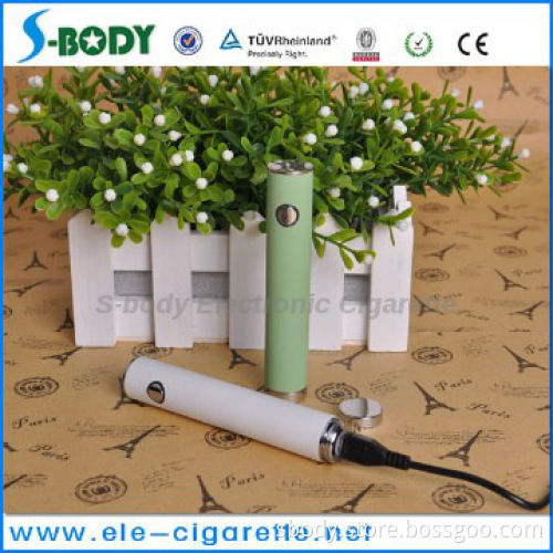 e-cigarette battery micro usb passthrough rechargeable battery